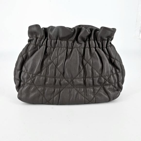 CHRISTIAN DIOR Delices Faux Pearls Cannage Quilt Leather Mini Bag - Picture 2 of 15